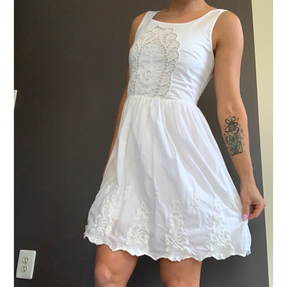 White dress